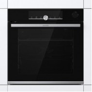 Gorenje BPSAX6747A08BGWI ,Πυρολυτικός φούρνος,77lt Μαύρος,  SteamAssist, Α+,SoftOpen και GentleClose,Wi-Fi: Ενσωματομένο,AirFry+  AquaClean,Τηλεσκοπικοί - 2 επιπέδων