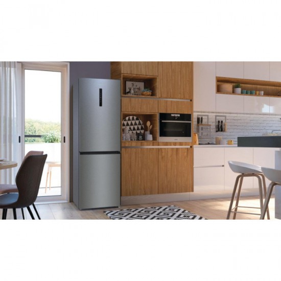 GORENJE NRK720EAXL4,Ψυγειοκαταψύκτης FULL NO FROST, INOX (Υ:200 x Π:70.4 x Β:69.4), 345 Lt ΣΥΝ, 150 Lt KAT,Συμπιεστής INVERTER,Multiflow 360° & IonAir, 