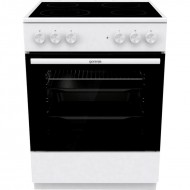 Gorenje GEC6A41WC Κουζίνα 71lt με Κεραμικές Εστίες Π60cm Λευκή,MultiAir,AquaClean