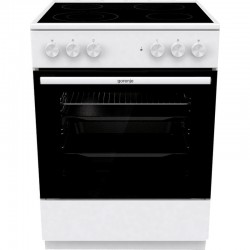 Gorenje GEC6A41WC Κουζίνα 71lt με Κεραμικές Εστίες Π60cm Λευκή,MultiAir,AquaClean