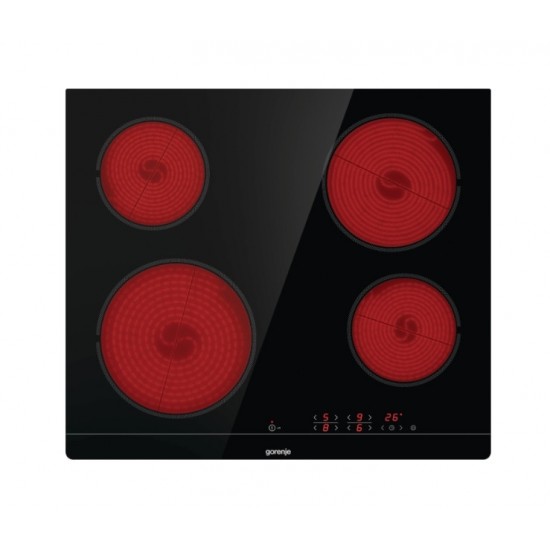 Gorenje ECT601FM Κεραμική Εστία Αυτόνομη με Λειτουργία Κλειδώματος Π60cm