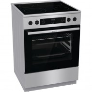 Gorenje GECS6C70XPA ΙΝΟΧ Κουζίνα Κεραμική 71Lt με 11 προγράμματα ,βυθιζόμενοι διακόπτες,4 ζώνες HiLight,GentleClose
