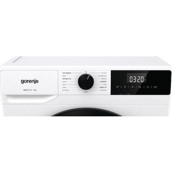 Gorenje DHNE82 Στεγνωτήριο 8kg D με Αντλία Θερμότητας Gorenje DHNE82 Στεγνωτήριο 8kg D με Αντλία Θερμότητας