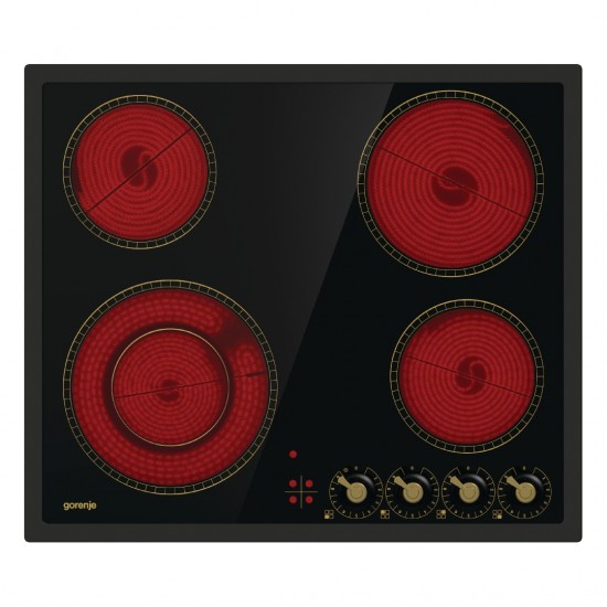 Gorenje EC642CLB Εντοιχιζόμενη Κεραμική Εστία Classico