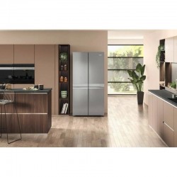 HOTPOINT HAQ9 E2L EF Total No Frost 631 Lt,Inox Look,Ασημί, Ψυγείο Ντουλάπα  Με 4 πόρτες  Π90.9 x Β69.8 x  Υ187.4 cm  ,Multi Temperature Zone