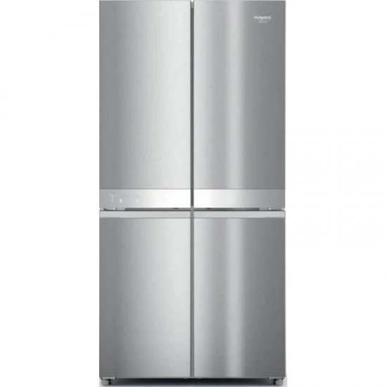 HOTPOINT HAQ9 E2L EF Total No Frost 631 Lt,Inox Look,Ασημί, Ψυγείο Ντουλάπα  Με 4 πόρτες  Π90.9 x Β69.8 x  Υ187.4 cm  ,Multi Temperature Zone
