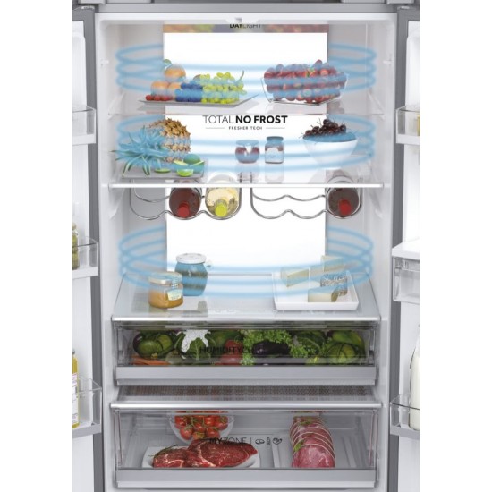  HAIER HFR3720DWPG,2μετρο 70άρη τετράπορτο ψυγειοκαταψύκτη ,480 λίτρα ,  4 πόρτες , και 5 χρόνια εγγύηση!,Εξωτερικό βρυσάκι (με δοχείο)