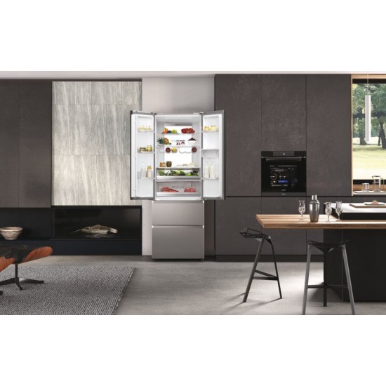  HAIER HFR3720DWPG,2μετρο 70άρη τετράπορτο ψυγειοκαταψύκτη ,480 λίτρα ,  4 πόρτες , και 5 χρόνια εγγύηση!,Εξωτερικό βρυσάκι (με δοχείο)
