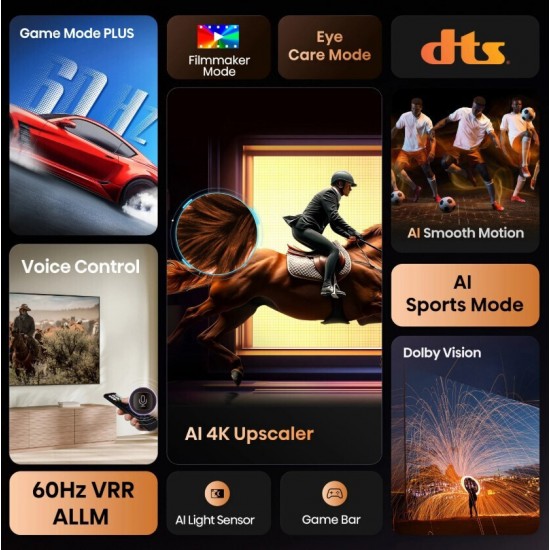 Hisense 50A6Q Smart Τηλεόραση 50" 4K UHD DLED HDR (2025)  Netflix • YouTube • Prime Video