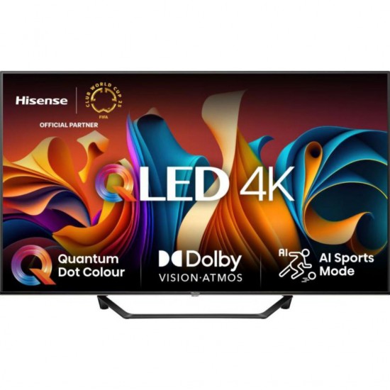 Hisense 50E7NQ Smart Τηλεόραση 50" 4K UHD QLED HDR,φωνητικές εντολές,Quantum-Dot-Color Hisense 50E7NQ Smart Τηλεόραση 50" 4K UHD QLED HDR,φωνητικές εντολές,Quantum-Dot-Color