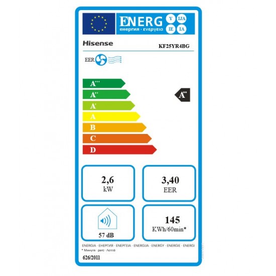 Hisense Expert Comfort KF25YR4BG/AS25YR4BW Κλιματιστικό Inverter 9000 BTU A++/A+++ με Wi-Fi Hisense Expert Comfort KF25YR4BG/AS25YR4BW Κλιματιστικό Inverter 9000 BTU A++/A+++ με Wi-Fi