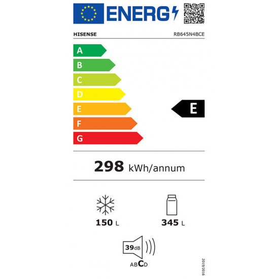 Hisense RB645N4BCE Ψυγειοκαταψύκτης 495lt Inox,υψ200 x πλ70,40 x β69,40 cm,Total No Frost – Multi Air Flow Hisense RB645N4BCE Ψυγειοκαταψύκτης 495lt Inox,υψ200 x πλ70,40 x β69,40 cm,Total No Frost – Multi Air Flow
