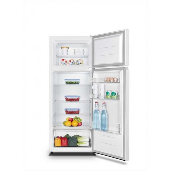 Hisense RT267D4AWE Δίπορτο Ψυγείο 206lt Υ143.6xΠ55xΒ54.2cm Λευκό,στατικη ψυξη Hisense RT267D4AWE Δίπορτο Ψυγείο 206lt Υ143.6xΠ55xΒ54.2cm Λευκό,στατικη ψυξη
