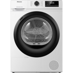 Hisense DHQE800BW2 Στεγνωτήριο Ρούχων 8kg A++ με Αντλία Θερμότητας,TwinAir Hisense DHQE800BW2 Στεγνωτήριο Ρούχων 8kg A++ με Αντλία Θερμότητας,TwinAir