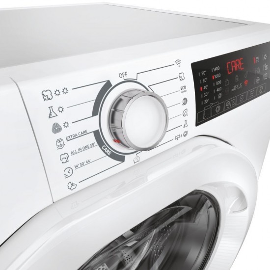 Hoover H3DP4854TA6/1-S Πλυντήριο Στεγνωτήριο Ρούχων 8kg / 5kg Ατμού 1400 Στροφές με Wi-Fi ,Auto Care