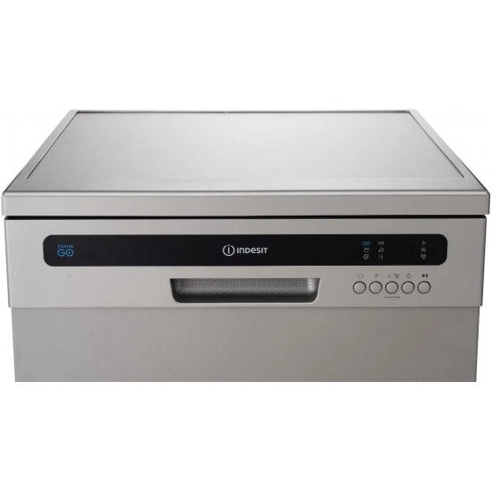 Indesit IN2FE13CNO7S Πλυντήριο Πιάτων για 13 Σερβίτσια 60cm Inox,Fast&Clean,Push&GO