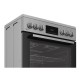 Indesit I6V8LMX Κουζίνα 66lt με Κεραμικές Εστίες Π60cm Inox 8 τρόπους λειτουργίας,με υδρόλυση