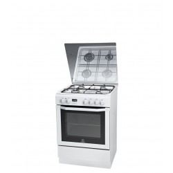 Indesit I6GMH6AG(W)/U Κουζίνα 59lt με Εστίες Υγραερίου ,Φούρνου Ηλεκτρικός,Πλατος 60εκ. Λευκή 