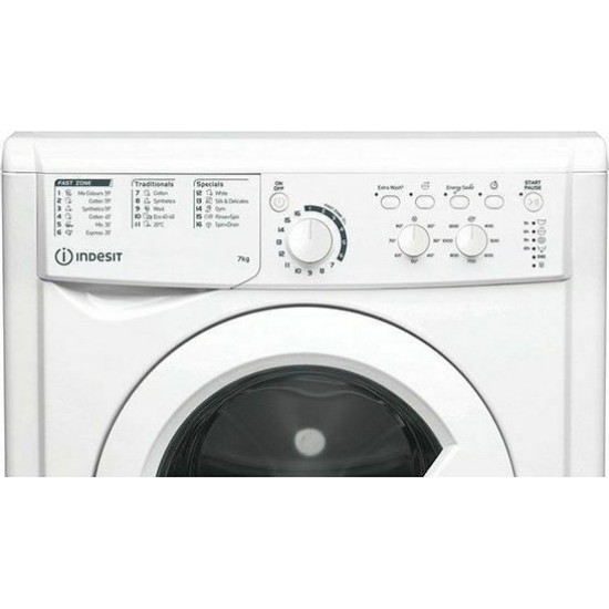 Indesit EWC 71252 W EE N Πλυντήριο Ρούχων 7kg 1200 Στροφών,Water Balance Plus Indesit EWC 71252 W EE N Πλυντήριο Ρούχων 7kg 1200 Στροφών,Water Balance Plus