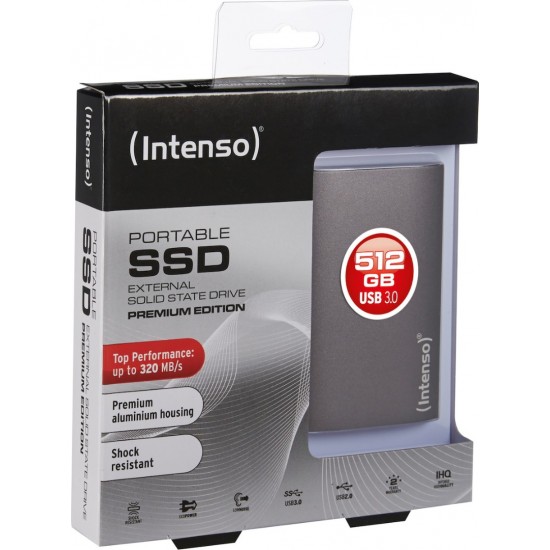 Intenso Premium SSD 512GB Εξωτερικός Δίσκος 1.8" Intenso Premium SSD 512GB Εξωτερικός Δίσκος 1.8"