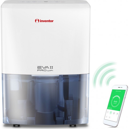 Inventor Eva Ion Pro EP3-WiFi16L Αφυγραντήρας με Ιονιστή και Wi-Fi 16lt ,Έως 80 m2, Inventor Eva Ion Pro EP3-WiFi16L Αφυγραντήρας με Ιονιστή και Wi-Fi 16lt ,Έως 80 m2,