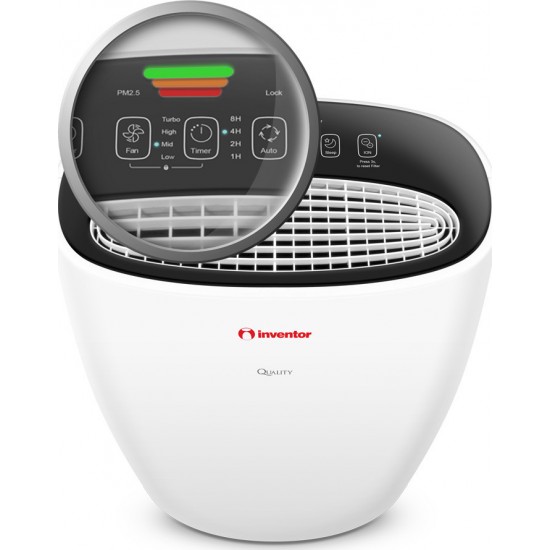 Inventor QLT-300 Καθαριστής Αέρα ,4 Στάδια Φιλτραρίσματος,έως 45 m²