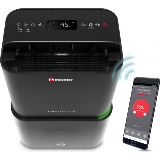Inventor ΑΤ-IONUV-25L,Atmosphere XL Αφυγραντήρας με Ιονιστή και Wi-Fi 