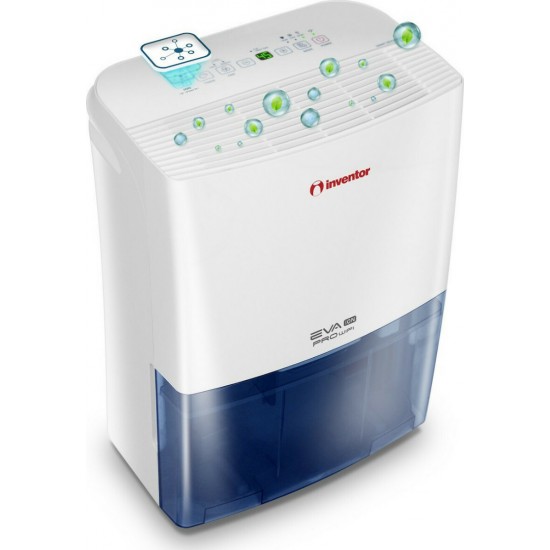 Inventor Eva Ion Pro EP3-WiFi20L Αφυγραντήρας με Ιονιστή και Wi-Fi 20lt ,Στέγνωμα Ρούχων