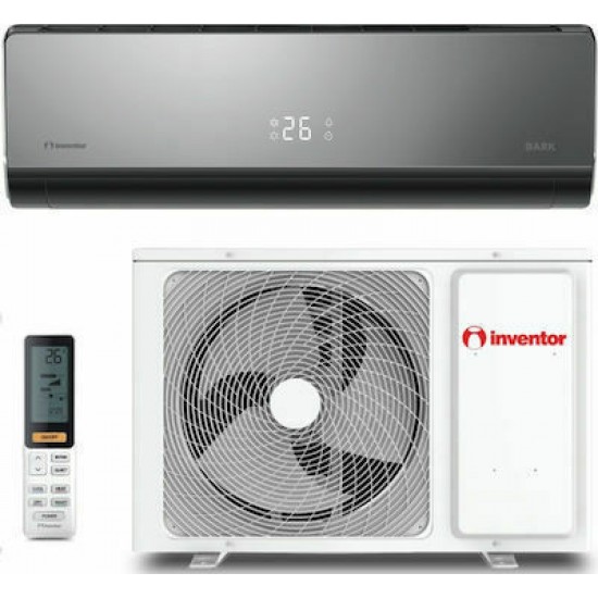 Inventor Dark DR2VI32-09WFI/DR2VO32-09 Κλιματιστικό Inverter 9000 BTU A+++/A++ με Ιονιστή και WiFi Black Inventor Dark DR2VI32-09WFI/DR2VO32-09 Κλιματιστικό Inverter 9000 BTU A+++/A++ με Ιονιστή και WiFi Black