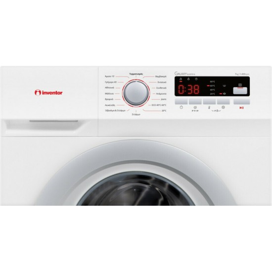 Inventor GLX07014 Πλυντήριο Ρούχων 7kg ,1400 rpm, Inventor GLX07014 Πλυντήριο Ρούχων 7kg ,1400 rpm,