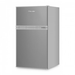 Inventor DPC852LS Δίπορτο Ψυγείο 85lt Υ85xΠ48xΒ51.5cm Inox