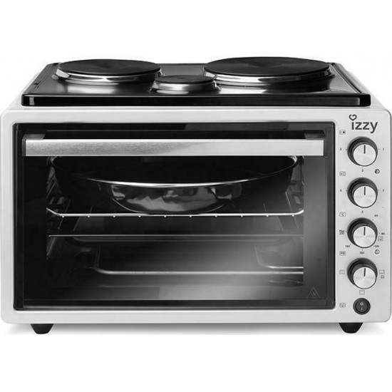 Izzy IZ-8004 Cook and Bake Ηλεκτρικό Φουρνάκι 42lt με 3 Εστίες,1500W, 1000W, 450W Izzy IZ-8004 Cook and Bake Ηλεκτρικό Φουρνάκι 42lt με 3 Εστίες,1500W, 1000W, 450W