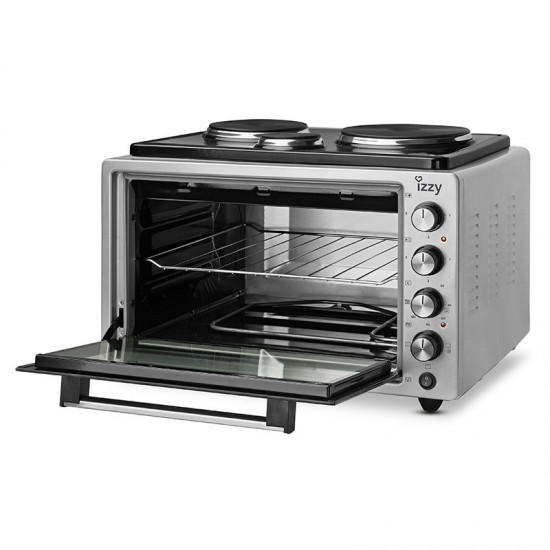 Izzy IZ-8004 Cook and Bake Ηλεκτρικό Φουρνάκι 42lt με 3 Εστίες,1500W, 1000W, 450W Izzy IZ-8004 Cook and Bake Ηλεκτρικό Φουρνάκι 42lt με 3 Εστίες,1500W, 1000W, 450W