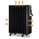 Izzy IZ-9029 Καλοριφέρ Λαδιού με 11 Φέτες ,1000W-1500W-2500W,5 κανάλια λαδιού για ταχεία θέρμανση