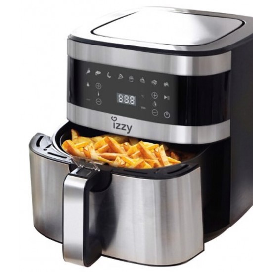 Izzy IZ-8207 Φριτέζα Αέρος με Αποσπώμενο Κάδο 7lt Ασημί 224092 Izzy IZ-8207 Φριτέζα Αέρος με Αποσπώμενο Κάδο 7lt Ασημί 224092