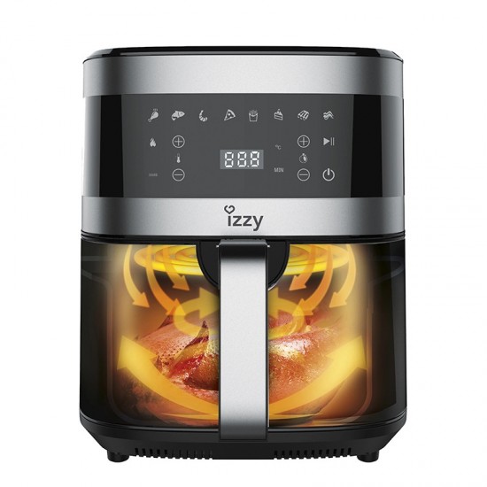 Izzy IZ-8207 Φριτέζα Αέρος με Αποσπώμενο Κάδο 7lt Ασημί 224092 Izzy IZ-8207 Φριτέζα Αέρος με Αποσπώμενο Κάδο 7lt Ασημί 224092