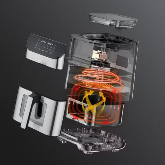 Izzy Digital XL IZ-8229 Air Fryer 8lt με Wi-Fi ,1800W