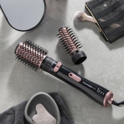 Izzy IZ-7210 Volumizer Pro Ηλεκτρική Βούρτσα Μαλλιών Κεραμική για Ίσιωμα Περιστρεφόμενη με Αέρα 1200W