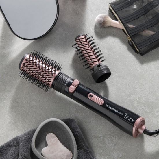 Izzy IZ-7210 Volumizer Pro Ηλεκτρική Βούρτσα Μαλλιών Κεραμική για Ίσιωμα Περιστρεφόμενη με Αέρα 1200W Izzy IZ-7210 Volumizer Pro Ηλεκτρική Βούρτσα Μαλλιών Κεραμική για Ίσιωμα Περιστρεφόμενη με Αέρα 1200W