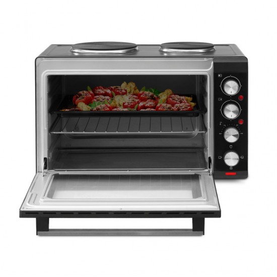 Izzy IZ-8015 1013702 Ηλεκτρικό Φουρνάκι 48lt με 2 Εστίες