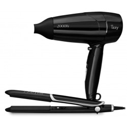 Izzy IZ-7202 Beauty Set Πιστολάκι Μαλλιών Ταξιδίου 2200W & Ισιωτικό