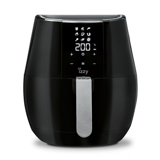 Izzy IZ-8206 Φριτέζα Αέρος με Αποσπώμενο Κάδο ,4.5 λίτρα – 1.2 κιλά, 1500W,με 9 προεπιλεγμένα προγράμματα,Μαύρη Izzy IZ-8206 Φριτέζα Αέρος με Αποσπώμενο Κάδο ,4.5 λίτρα – 1.2 κιλά, 1500W,με 9 προεπιλεγμένα προγράμματα,Μαύρη