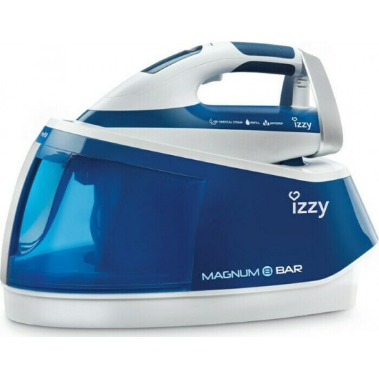 Izzy Magnum IZ-1105 Σύστημα Σιδερώματος 2800W Πίεσης 8bar με Δοχείο 2lt,Κεραμική πλάκα DuraCeramic,Βολή ατμού 600gr/min Izzy Magnum IZ-1105 Σύστημα Σιδερώματος 2800W Πίεσης 8bar με Δοχείο 2lt,Κεραμική πλάκα DuraCeramic,Βολή ατμού 600gr/min