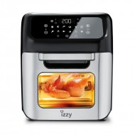 Izzy IZ-8205 Φριτέζα Αέρος με Αποσπώμενο Κάδο 12lt ,1800W,Rapid Air Technology,με 12 προεπιλεγμένα προγράμματα,Ασημί  