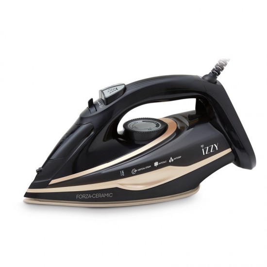 Izzy IZ-1111 Forza Ceramic Σίδερο Ατμού 2900W με Κεραμική Πλάκα και Συνεχόμενη Παροχή 55gr/min 