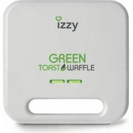 Izzy IZ-2010 Τοστιέρα με Αποσπώμενες Πλάκες για 2 Τοστ (800W) Λευκή
