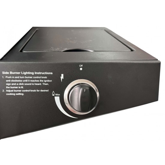 Kasanova KS14018 Ψησταριά Υγραερίου με 6 Εστίες και Πλαϊνό Μάτι 20.1kW Επιφάνεια μαγειρέματος: 70 x 35.5 εκ