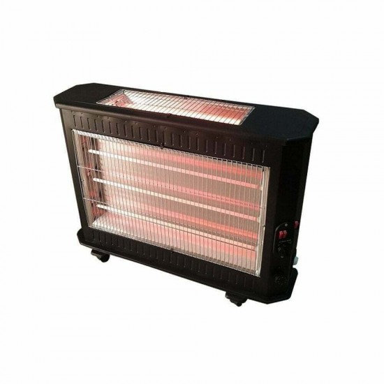 Kumtel KS-2710 Σόμπα Χαλαζία με Θερμοστάτη 2800W Black ,5 λάμπες χαλαζία, 3 μπρος και 2 στο επάνω μέρο Kumtel KS-2710 Σόμπα Χαλαζία με Θερμοστάτη 2800W Black ,5 λάμπες χαλαζία, 3 μπρος και 2 στο επάνω μέρο
