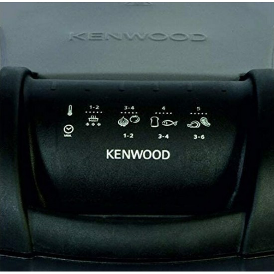 Kenwood HG2100/210 Τοστιέρα-Ψηστιέρα 2100W με Αποσπώμενες Πλάκες Γκρι