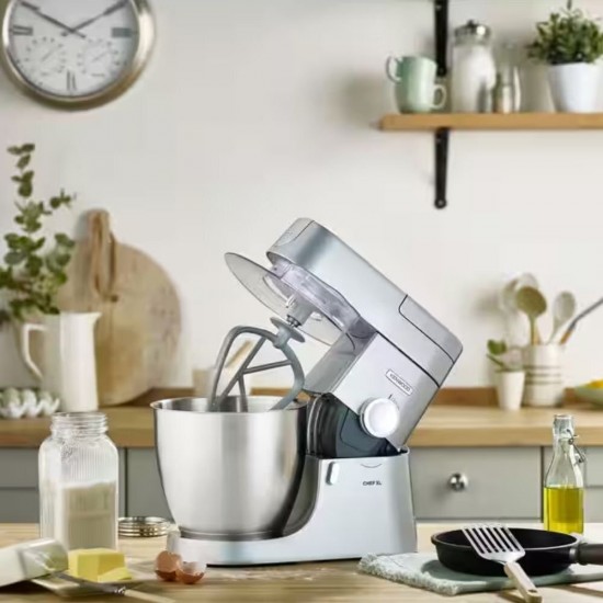 Kenwood Chef XL KVL4100S Κουζινομηχανή 1200W με Ανοξείδωτο Κάδο 6.7lt